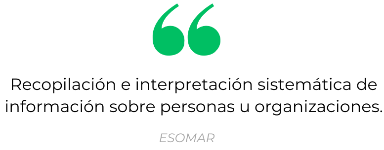 definicion de investigacion de mercados
