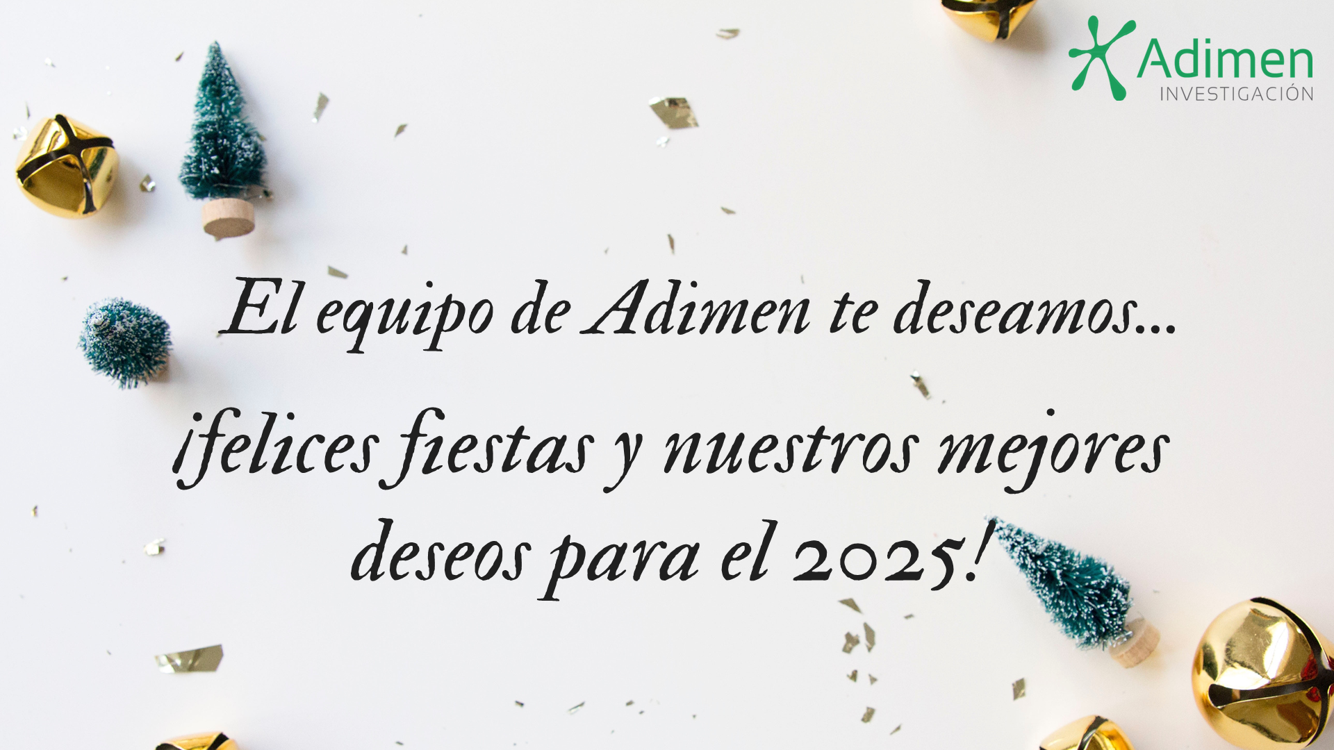 Desde Adimen te deseamos felices fiestas!